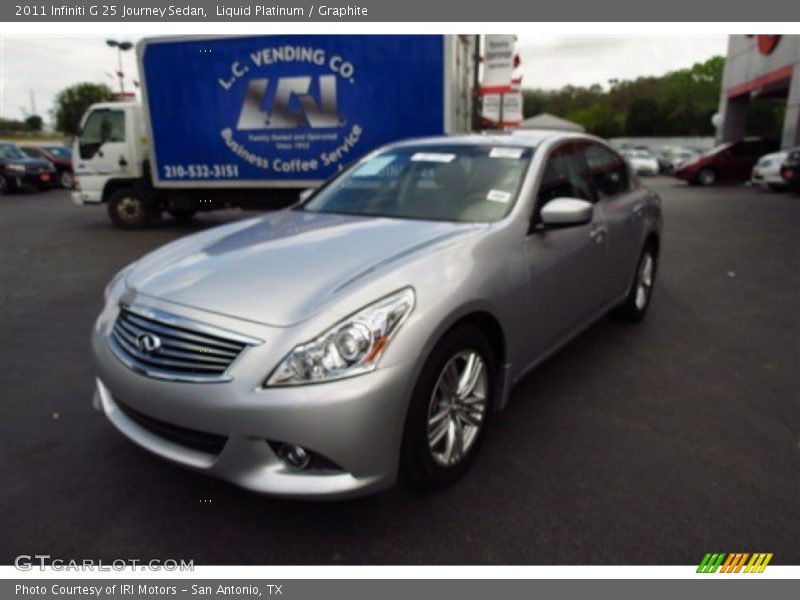 Liquid Platinum / Graphite 2011 Infiniti G 25 Journey Sedan