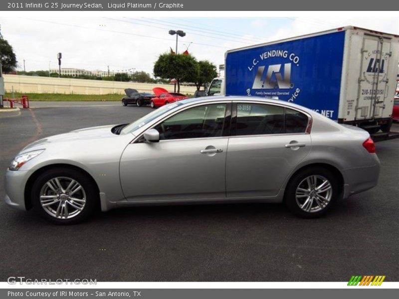 Liquid Platinum / Graphite 2011 Infiniti G 25 Journey Sedan