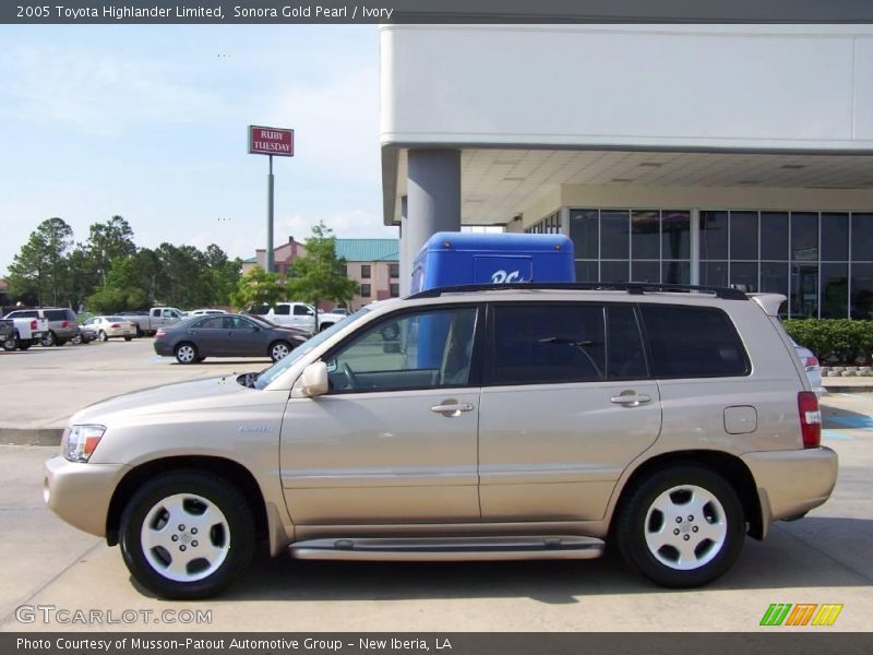 Sonora Gold Pearl / Ivory 2005 Toyota Highlander Limited