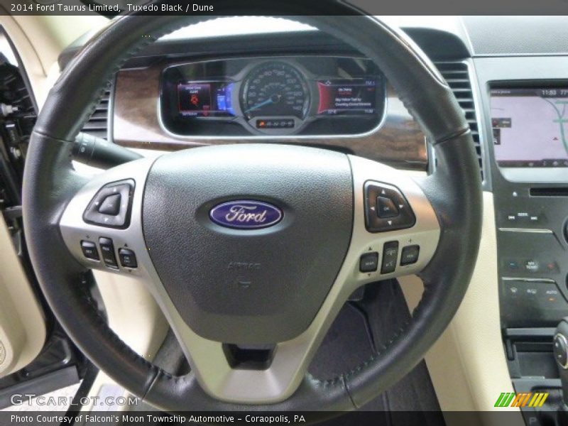 Tuxedo Black / Dune 2014 Ford Taurus Limited