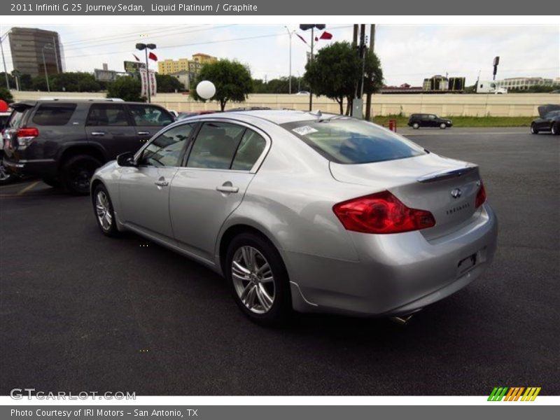 Liquid Platinum / Graphite 2011 Infiniti G 25 Journey Sedan