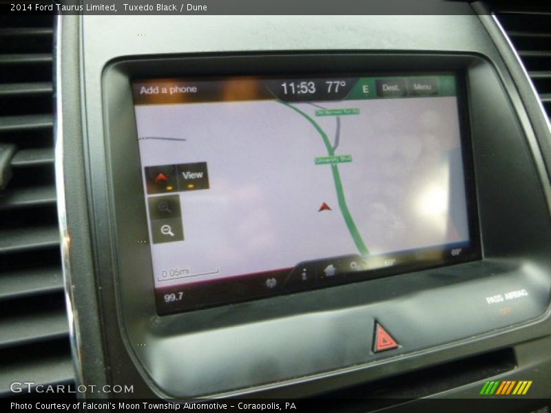 Tuxedo Black / Dune 2014 Ford Taurus Limited