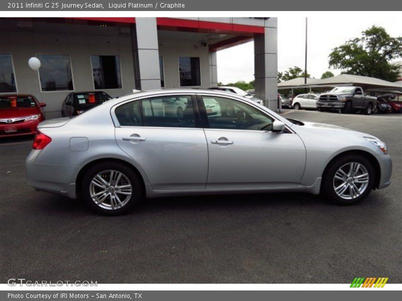 Liquid Platinum / Graphite 2011 Infiniti G 25 Journey Sedan