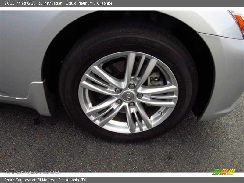 Liquid Platinum / Graphite 2011 Infiniti G 25 Journey Sedan