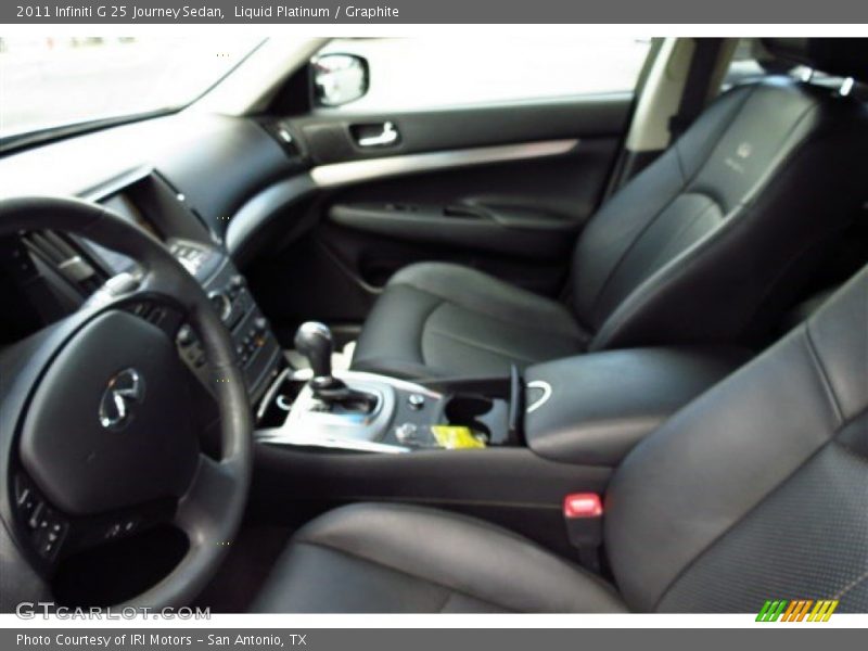 Liquid Platinum / Graphite 2011 Infiniti G 25 Journey Sedan