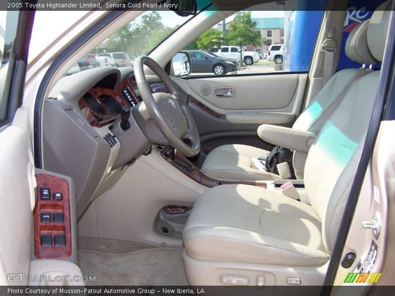 Sonora Gold Pearl / Ivory 2005 Toyota Highlander Limited