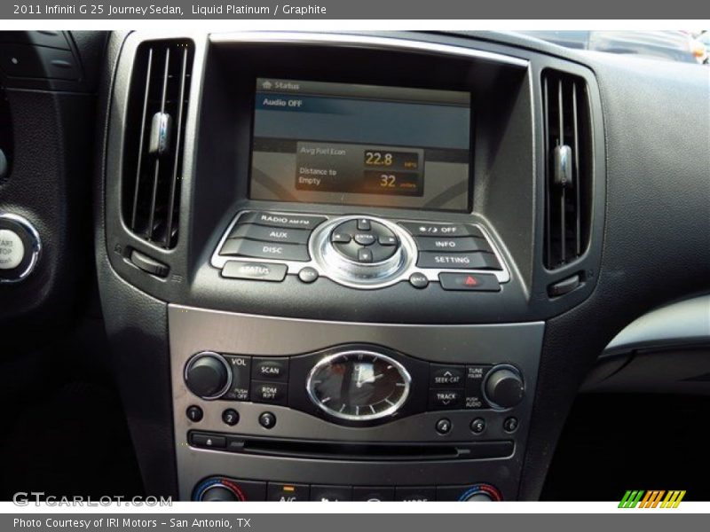 Liquid Platinum / Graphite 2011 Infiniti G 25 Journey Sedan