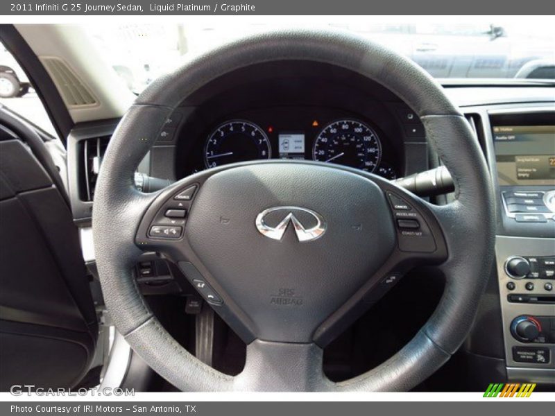 Liquid Platinum / Graphite 2011 Infiniti G 25 Journey Sedan