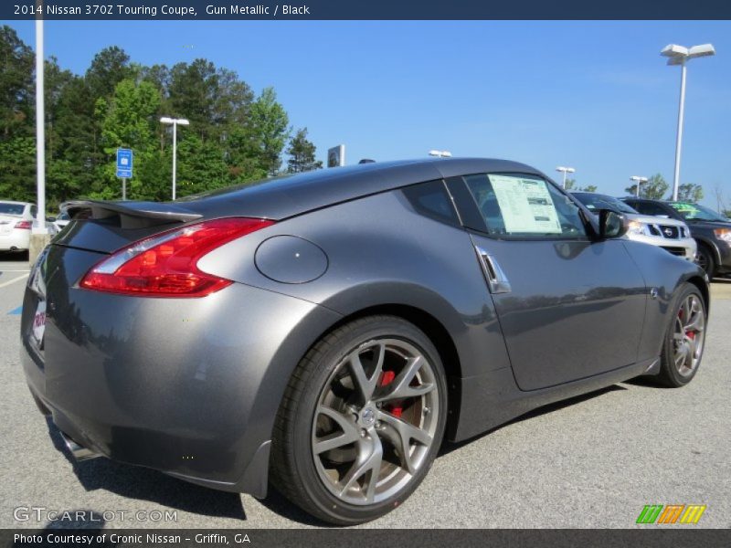 Gun Metallic / Black 2014 Nissan 370Z Touring Coupe