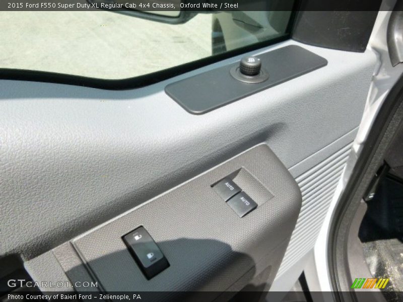 Oxford White / Steel 2015 Ford F550 Super Duty XL Regular Cab 4x4 Chassis
