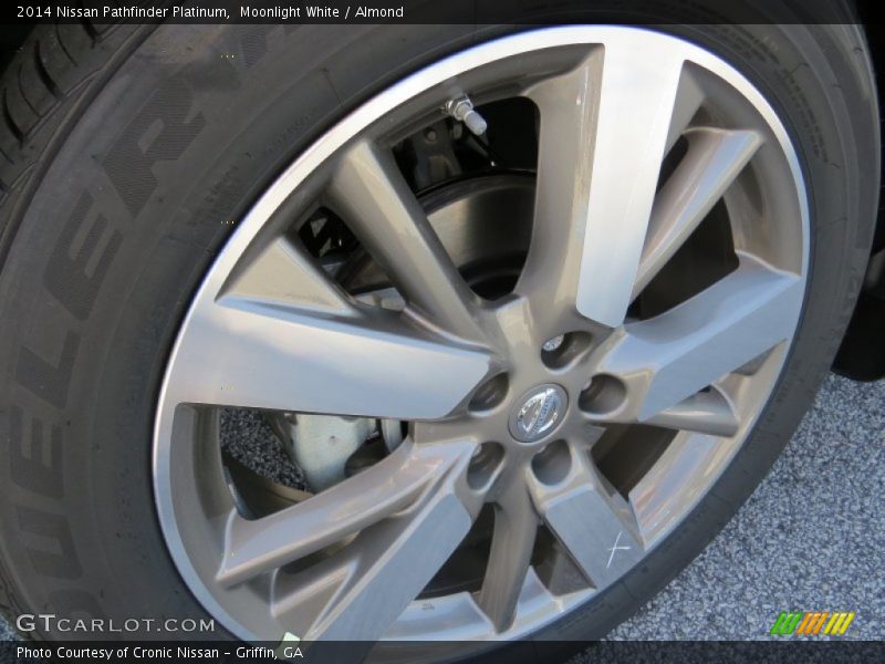 Moonlight White / Almond 2014 Nissan Pathfinder Platinum