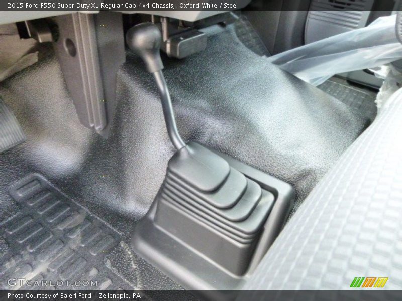 Oxford White / Steel 2015 Ford F550 Super Duty XL Regular Cab 4x4 Chassis