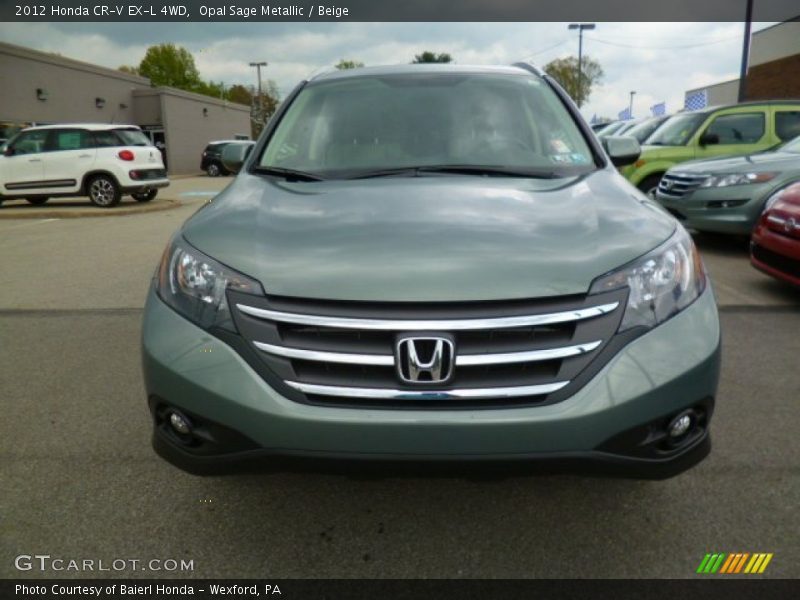 Opal Sage Metallic / Beige 2012 Honda CR-V EX-L 4WD