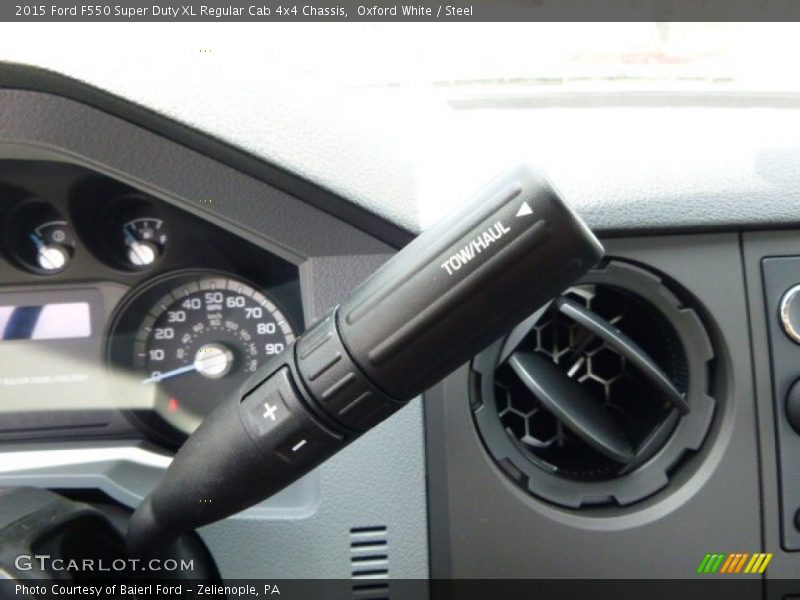 Oxford White / Steel 2015 Ford F550 Super Duty XL Regular Cab 4x4 Chassis