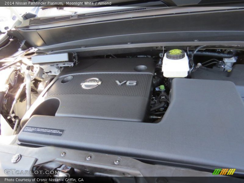 Moonlight White / Almond 2014 Nissan Pathfinder Platinum