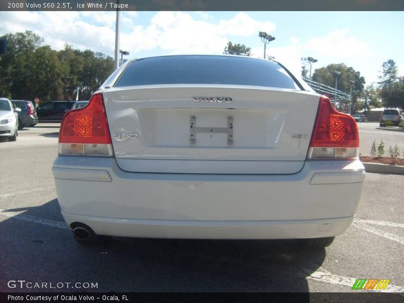 Ice White / Taupe 2008 Volvo S60 2.5T