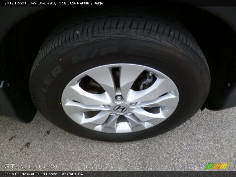 Opal Sage Metallic / Beige 2012 Honda CR-V EX-L 4WD