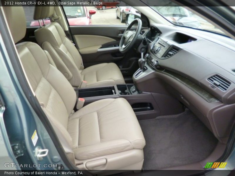 Opal Sage Metallic / Beige 2012 Honda CR-V EX-L 4WD