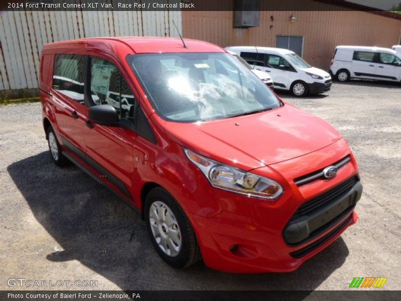 Race Red / Charcoal Black 2014 Ford Transit Connect XLT Van