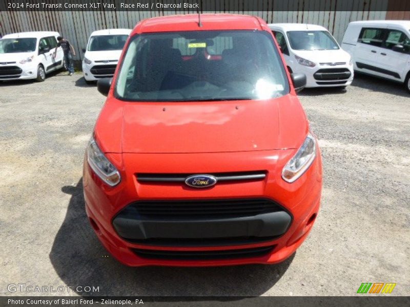 Race Red / Charcoal Black 2014 Ford Transit Connect XLT Van