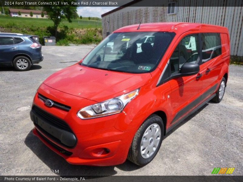 Race Red / Charcoal Black 2014 Ford Transit Connect XLT Van