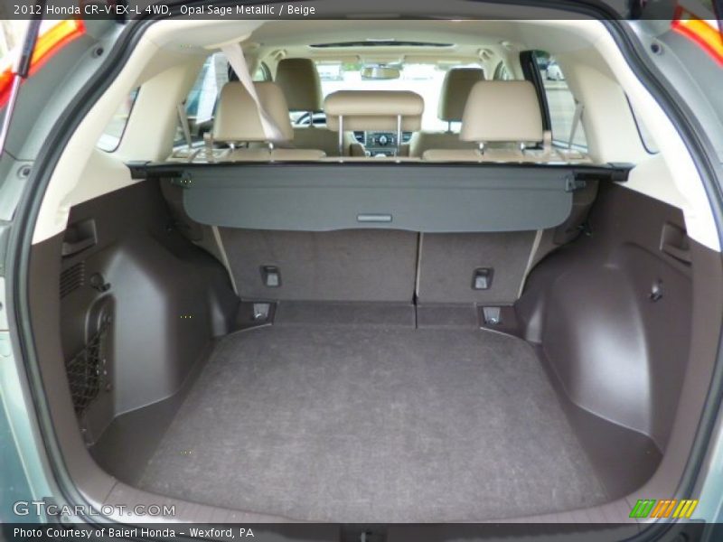 Opal Sage Metallic / Beige 2012 Honda CR-V EX-L 4WD