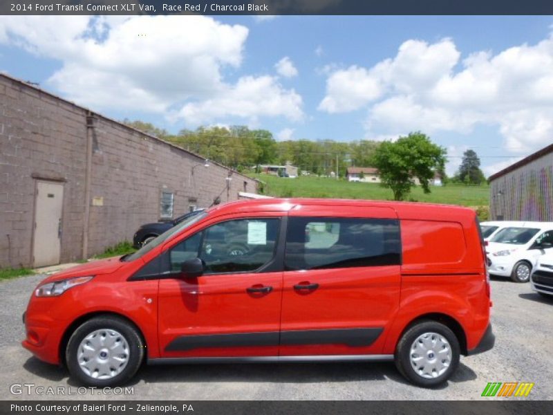 Race Red / Charcoal Black 2014 Ford Transit Connect XLT Van