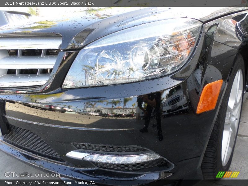 Black / Black 2011 Mercedes-Benz C 300 Sport