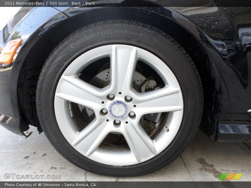 Black / Black 2011 Mercedes-Benz C 300 Sport