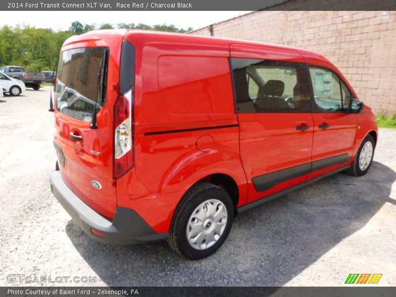Race Red / Charcoal Black 2014 Ford Transit Connect XLT Van