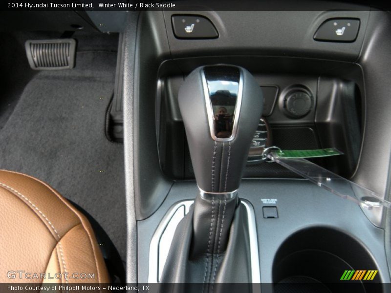 Winter White / Black Saddle 2014 Hyundai Tucson Limited