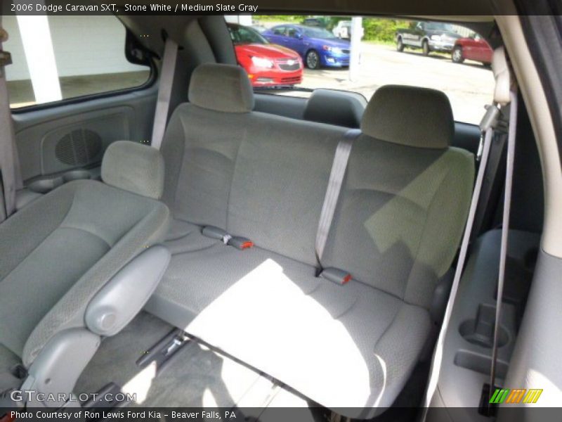 Stone White / Medium Slate Gray 2006 Dodge Caravan SXT