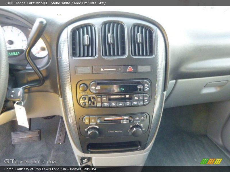 Stone White / Medium Slate Gray 2006 Dodge Caravan SXT