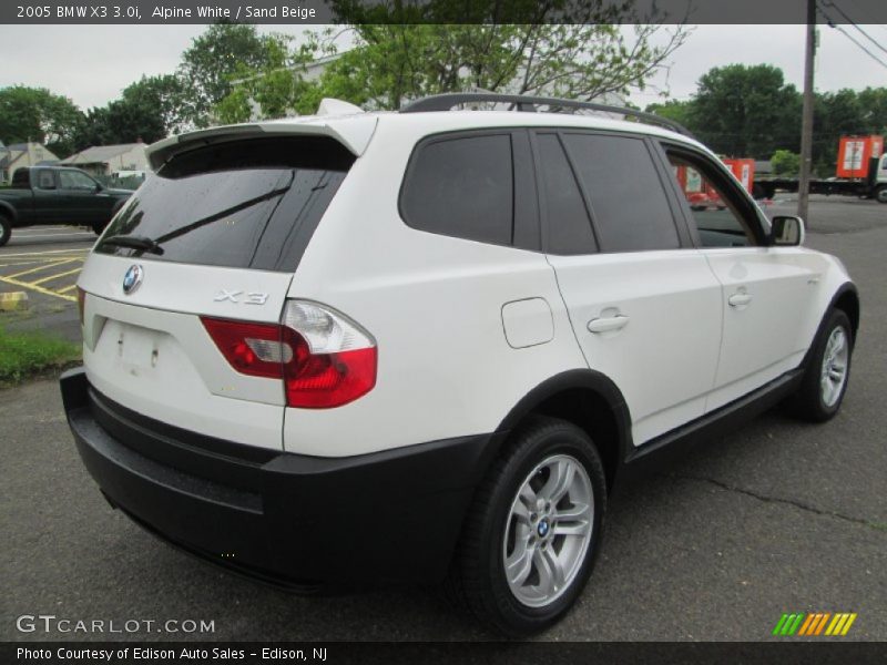 Alpine White / Sand Beige 2005 BMW X3 3.0i