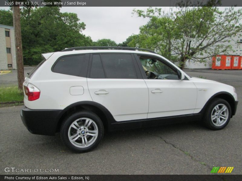 Alpine White / Sand Beige 2005 BMW X3 3.0i
