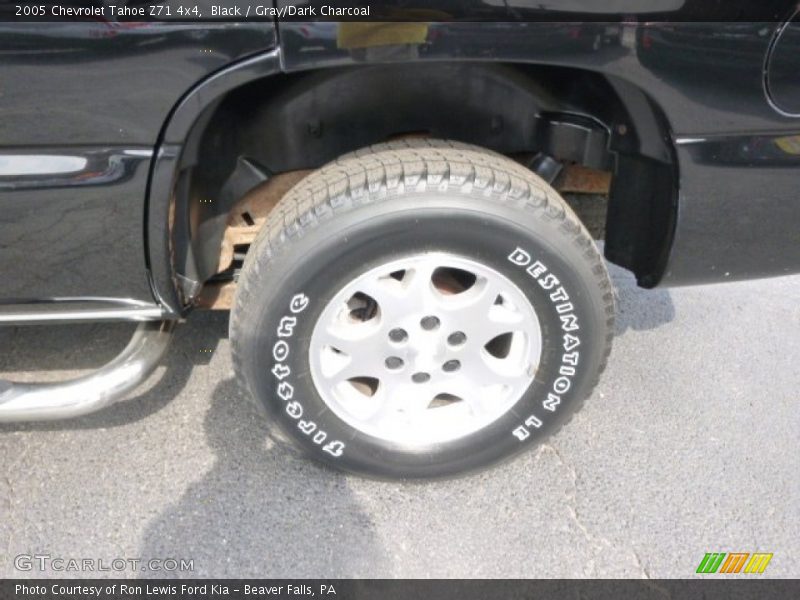 Black / Gray/Dark Charcoal 2005 Chevrolet Tahoe Z71 4x4