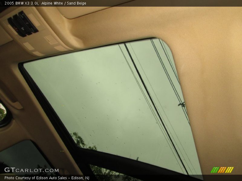 Alpine White / Sand Beige 2005 BMW X3 3.0i