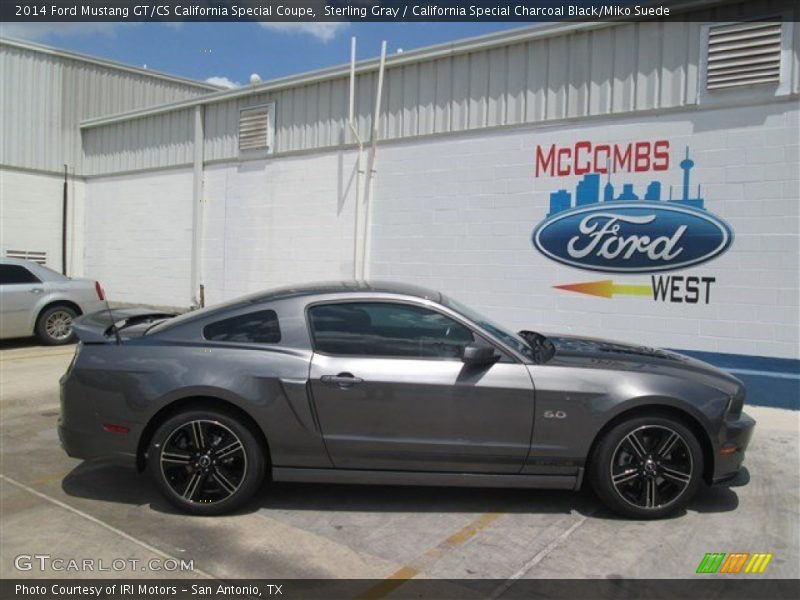 Sterling Gray / California Special Charcoal Black/Miko Suede 2014 Ford Mustang GT/CS California Special Coupe