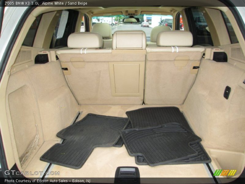 Alpine White / Sand Beige 2005 BMW X3 3.0i