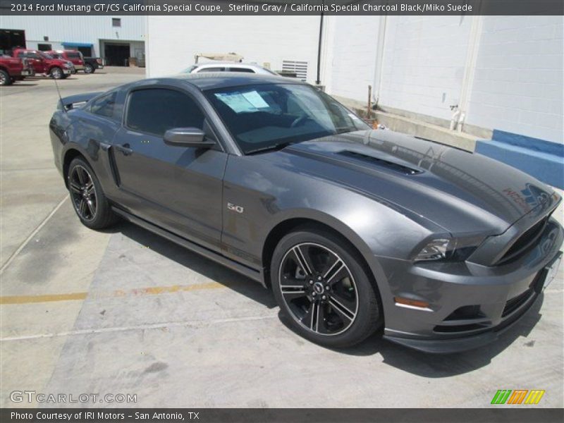 Sterling Gray / California Special Charcoal Black/Miko Suede 2014 Ford Mustang GT/CS California Special Coupe