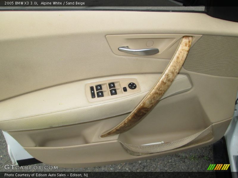 Alpine White / Sand Beige 2005 BMW X3 3.0i