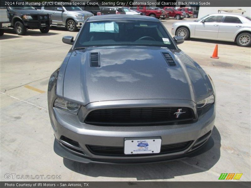 Sterling Gray / California Special Charcoal Black/Miko Suede 2014 Ford Mustang GT/CS California Special Coupe