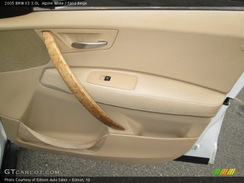 Alpine White / Sand Beige 2005 BMW X3 3.0i