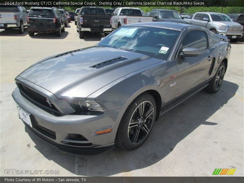 Sterling Gray / California Special Charcoal Black/Miko Suede 2014 Ford Mustang GT/CS California Special Coupe
