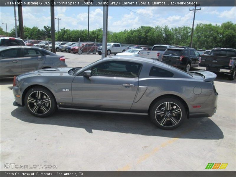 Sterling Gray / California Special Charcoal Black/Miko Suede 2014 Ford Mustang GT/CS California Special Coupe