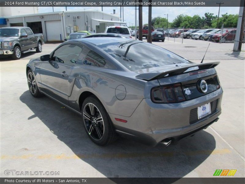 Sterling Gray / California Special Charcoal Black/Miko Suede 2014 Ford Mustang GT/CS California Special Coupe