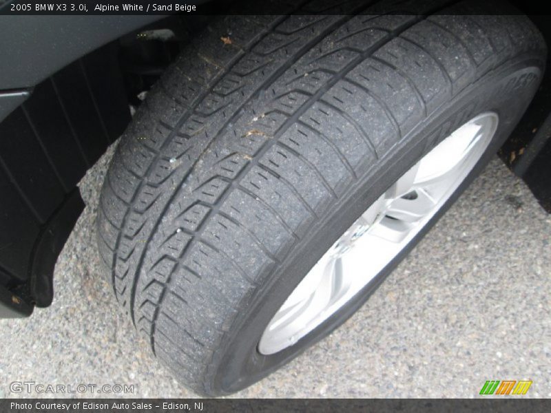Alpine White / Sand Beige 2005 BMW X3 3.0i