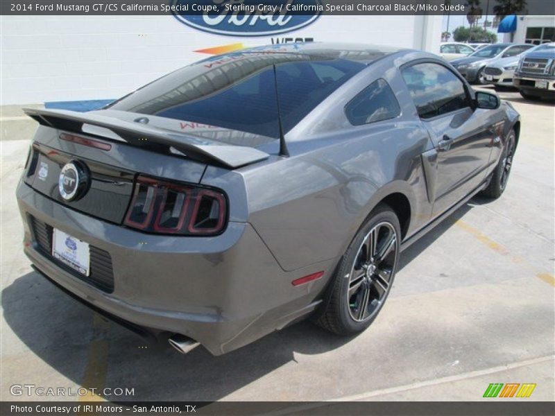 Sterling Gray / California Special Charcoal Black/Miko Suede 2014 Ford Mustang GT/CS California Special Coupe