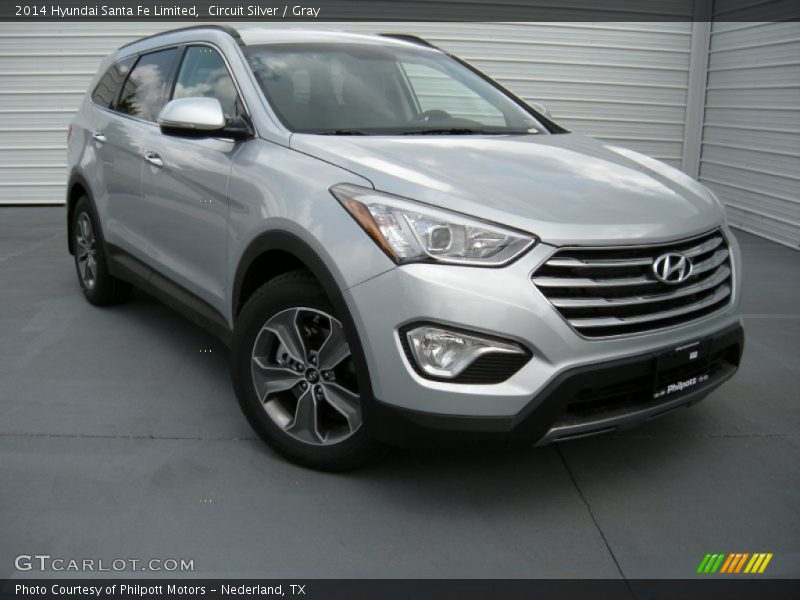 Circuit Silver / Gray 2014 Hyundai Santa Fe Limited