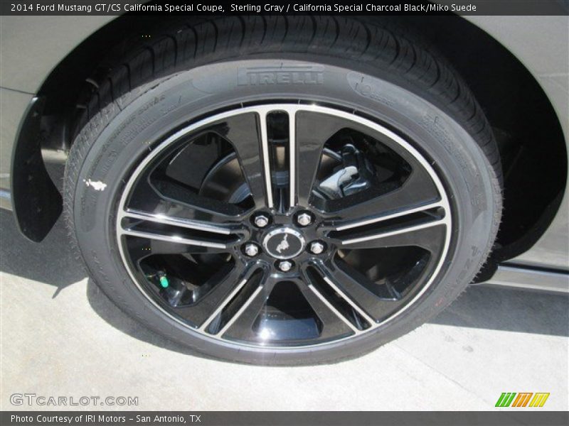 Sterling Gray / California Special Charcoal Black/Miko Suede 2014 Ford Mustang GT/CS California Special Coupe